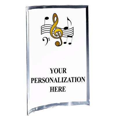 5"X7" YOUR LOGO CURVA ACRYLIC