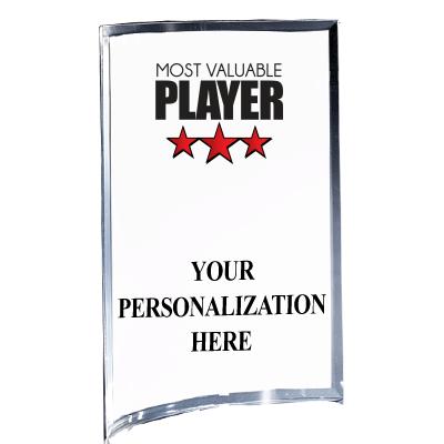 5"X7" YOUR LOGO CURVA ACRYLIC