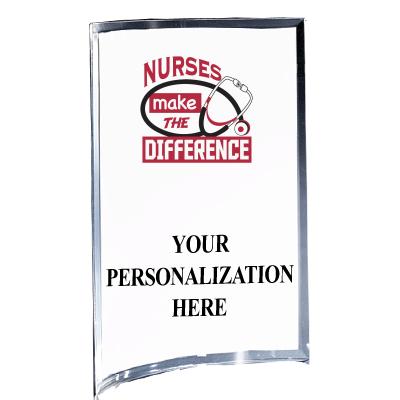 5"X7" YOUR LOGO CURVA ACRYLIC