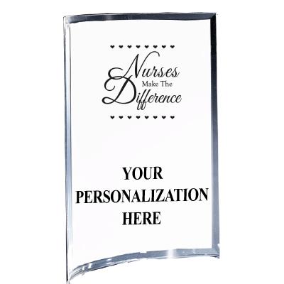 5"X7" YOUR LOGO CURVA ACRYLIC