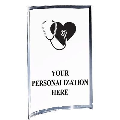 5"X7" YOUR LOGO CURVA ACRYLIC