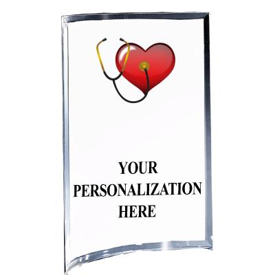 5"X7" YOUR LOGO CURVA ACRYLIC