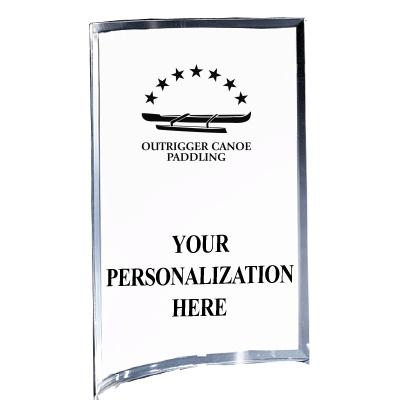 5"X7" YOUR LOGO CURVA ACRYLIC