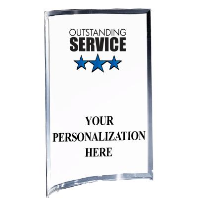 5"X7" YOUR LOGO CURVA ACRYLIC