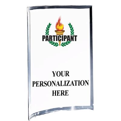 5"X7" YOUR LOGO CURVA ACRYLIC