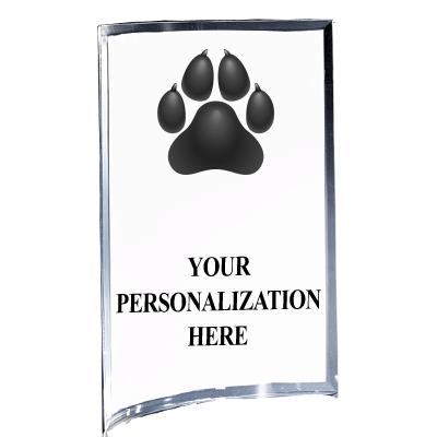 5"X7" YOUR LOGO CURVA ACRYLIC