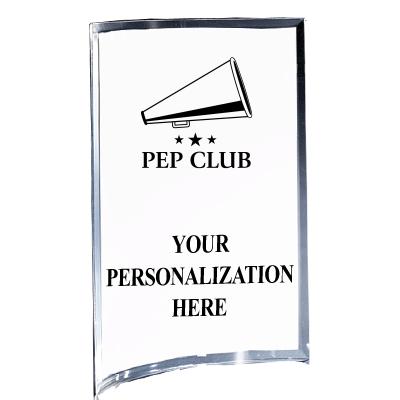 5"X7" YOUR LOGO CURVA ACRYLIC