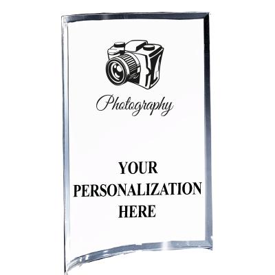 5"X7" YOUR LOGO CURVA ACRYLIC