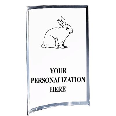 5"X7" YOUR LOGO CURVA ACRYLIC