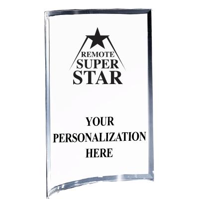 5"X7" YOUR LOGO CURVA ACRYLIC