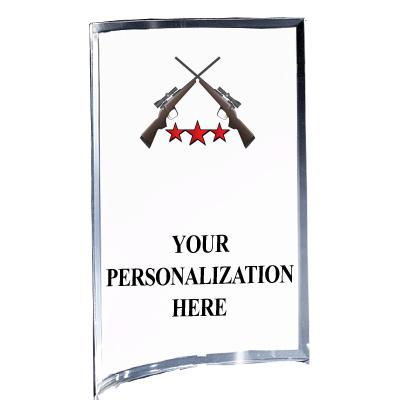 5"X7" YOUR LOGO CURVA ACRYLIC