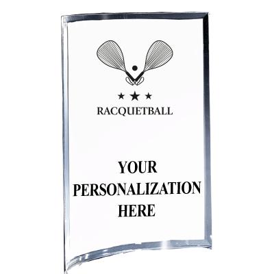 5"X7" YOUR LOGO CURVA ACRYLIC