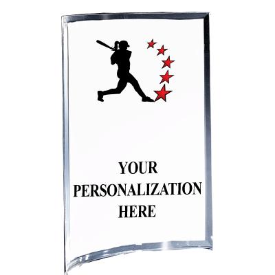 5"X7" YOUR LOGO CURVA ACRYLIC