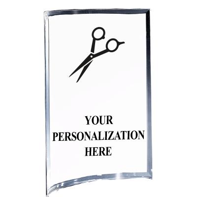 5"X7" YOUR LOGO CURVA ACRYLIC