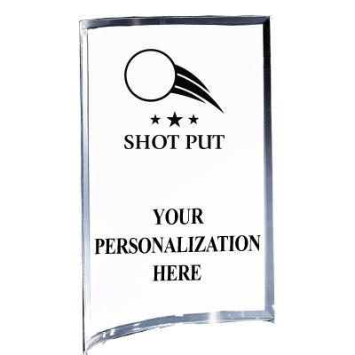 5"X7" YOUR LOGO CURVA ACRYLIC