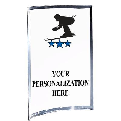 5"X7" YOUR LOGO CURVA ACRYLIC