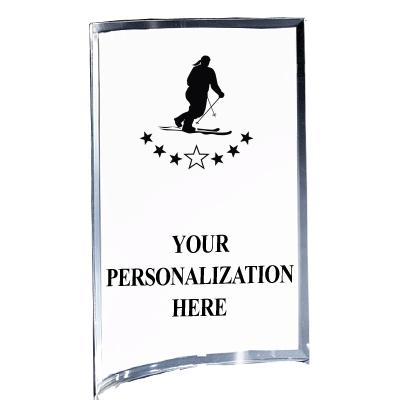 5"X7" YOUR LOGO CURVA ACRYLIC