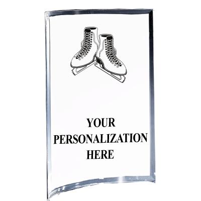 5"X7" YOUR LOGO CURVA ACRYLIC