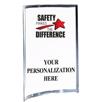 5"X7" YOUR LOGO CURVA ACRYLIC