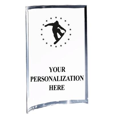 5"X7" YOUR LOGO CURVA ACRYLIC