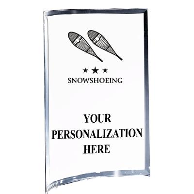 5"X7" YOUR LOGO CURVA ACRYLIC