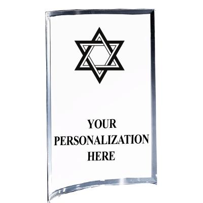 5"X7" YOUR LOGO CURVA ACRYLIC