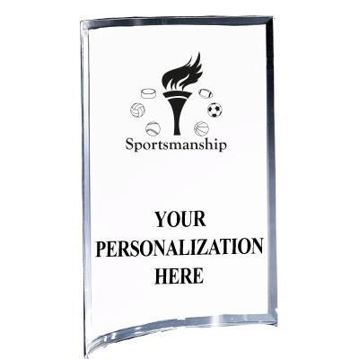 5"X7" YOUR LOGO CURVA ACRYLIC