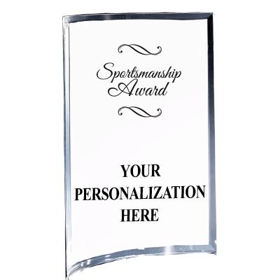 5"X7" YOUR LOGO CURVA ACRYLIC