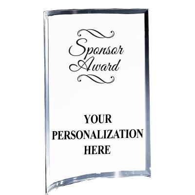 5"X7" YOUR LOGO CURVA ACRYLIC