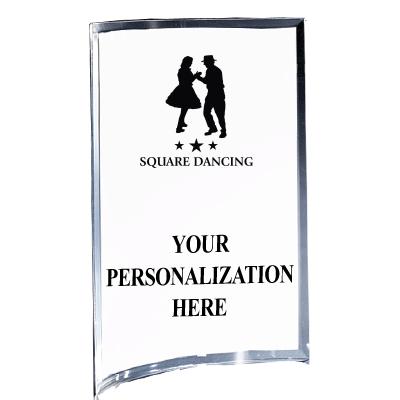 5"X7" YOUR LOGO CURVA ACRYLIC