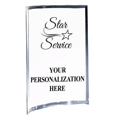 5"X7" YOUR LOGO CURVA ACRYLIC