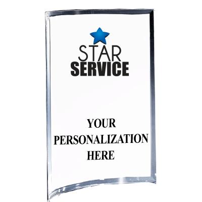 5"X7" YOUR LOGO CURVA ACRYLIC