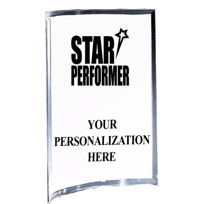 5"X7" YOUR LOGO CURVA ACRYLIC