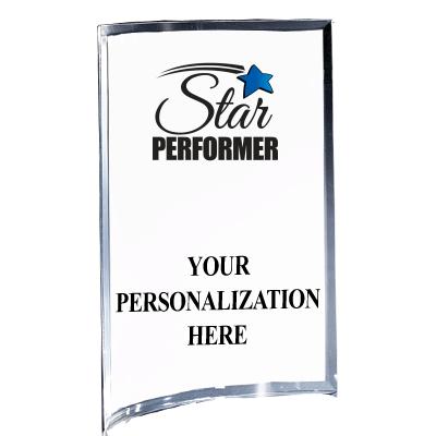 5"X7" YOUR LOGO CURVA ACRYLIC