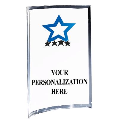 5"X7" YOUR LOGO CURVA ACRYLIC