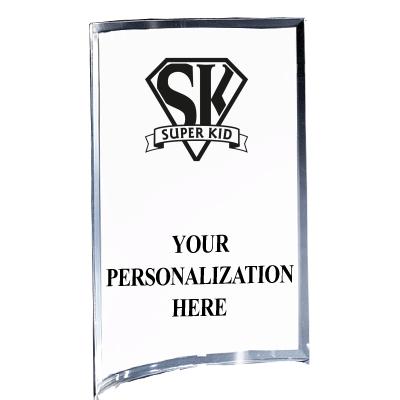 5"X7" YOUR LOGO CURVA ACRYLIC