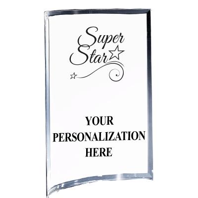 5"X7" YOUR LOGO CURVA ACRYLIC