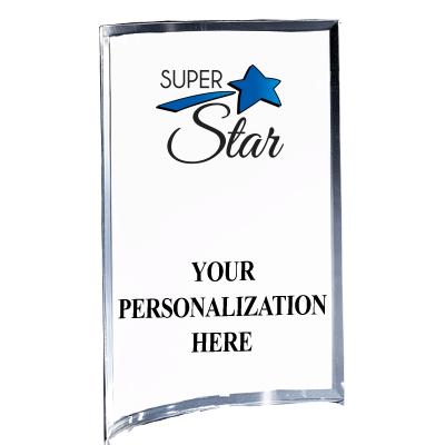 5"X7" YOUR LOGO CURVA ACRYLIC