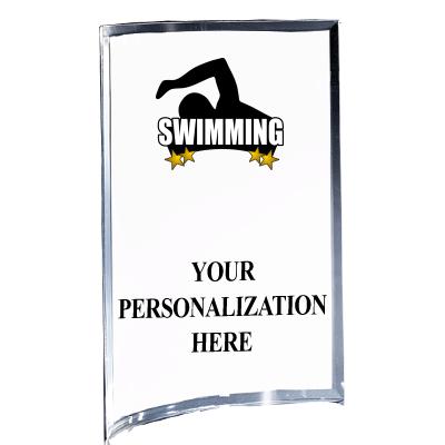 5"X7" YOUR LOGO CURVA ACRYLIC