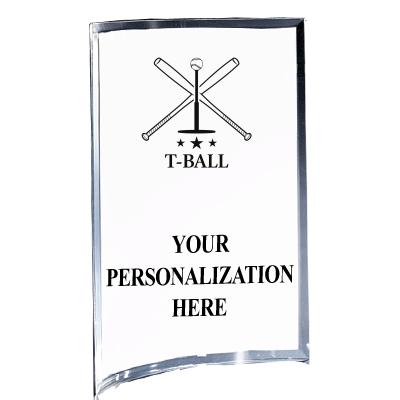 5"X7" YOUR LOGO CURVA ACRYLIC