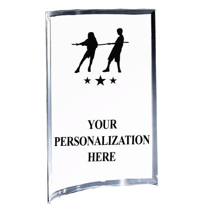 5"X7" YOUR LOGO CURVA ACRYLIC