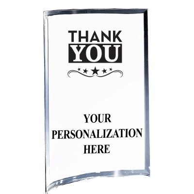 5"X7" YOUR LOGO CURVA ACRYLIC