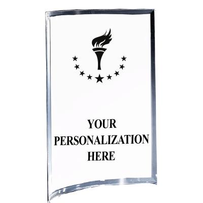 5"X7" YOUR LOGO CURVA ACRYLIC