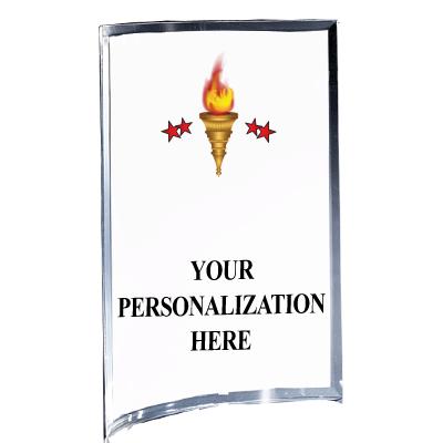 5"X7" YOUR LOGO CURVA ACRYLIC