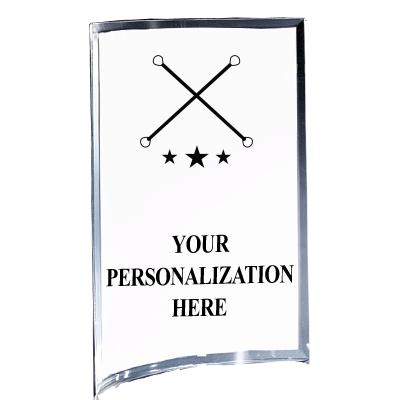 5"X7" YOUR LOGO CURVA ACRYLIC