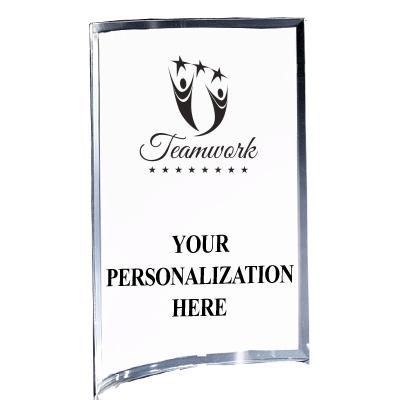 5"X7" YOUR LOGO CURVA ACRYLIC
