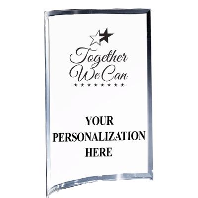 5"X7" YOUR LOGO CURVA ACRYLIC