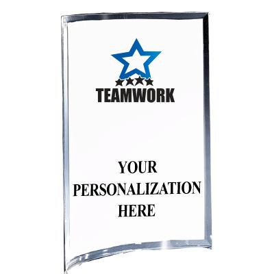 5"X7" YOUR LOGO CURVA ACRYLIC