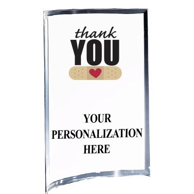 5"X7" YOUR LOGO CURVA ACRYLIC