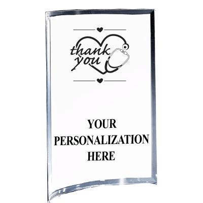 5"X7" YOUR LOGO CURVA ACRYLIC